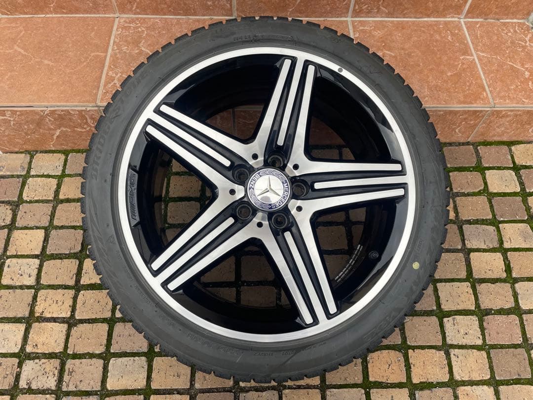 超美品　AMG純正18インチアルミスタッドレスタイヤ４本セット