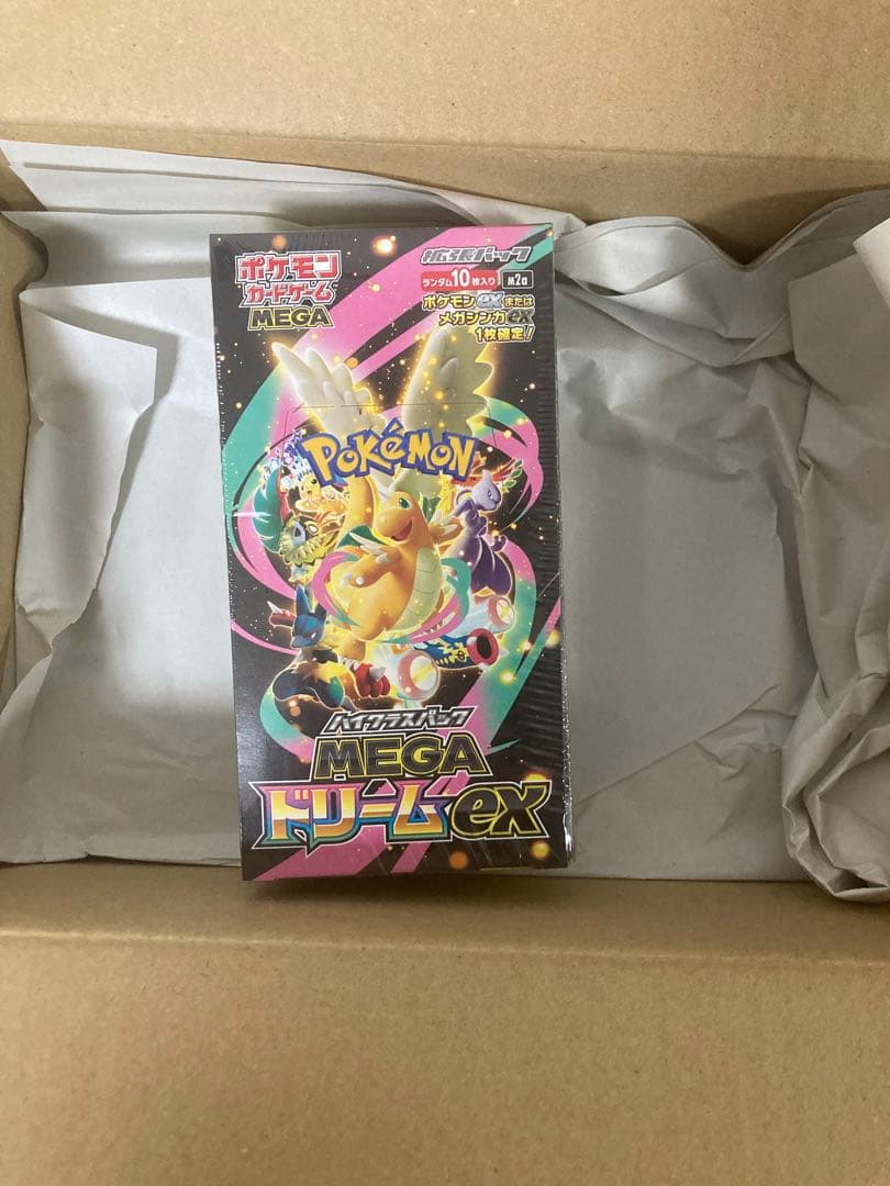 ポケカ　MEGAドリームex シュリンク付