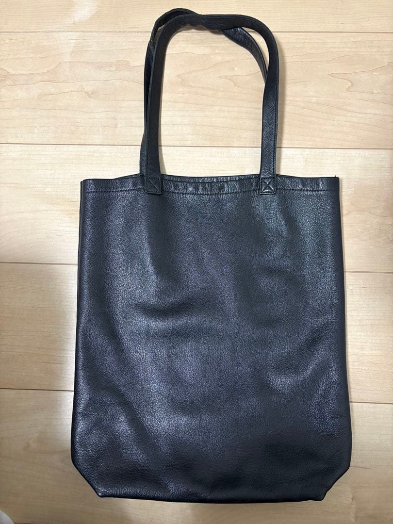 Hender Scheme cow bag M 黒　ブラック