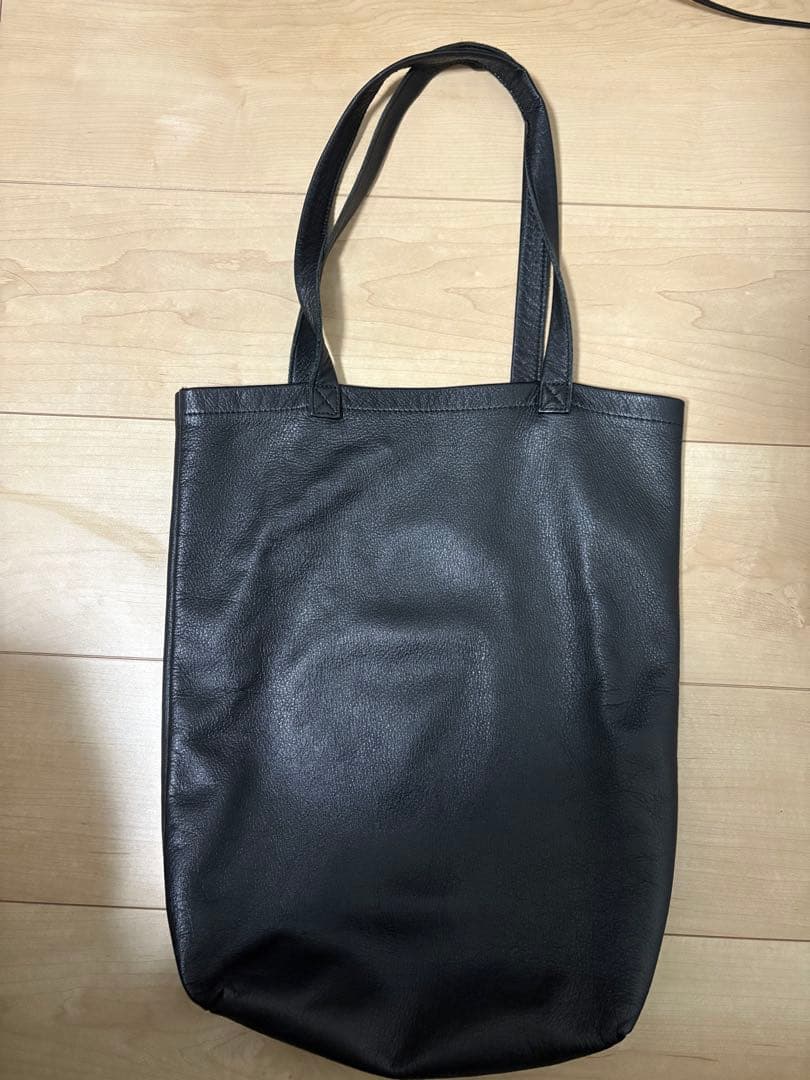 Hender Scheme cow bag M 黒　ブラック