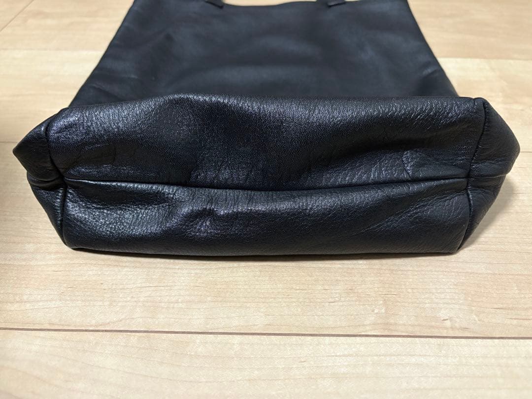 Hender Scheme cow bag M 黒　ブラック