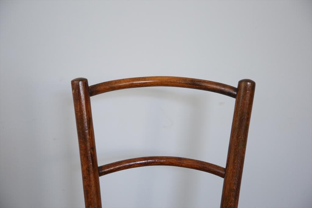 フランスアンティーク木製ベントウッドチェア/ダイニングイス(84-255-5)