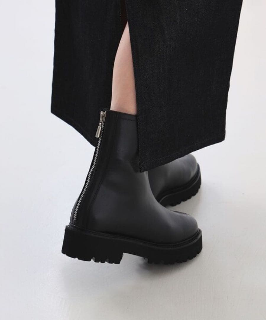 カミナンド バックジップショートブーツ　デミルクスビームス