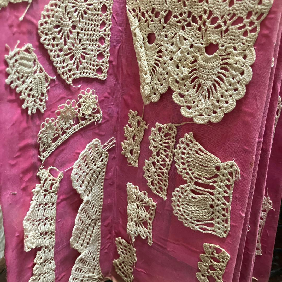 フランスヴィクトリア時代のレースの見本帳