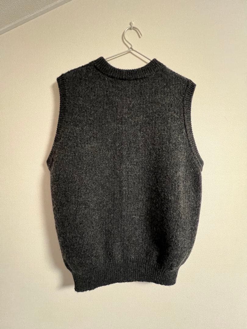 トップス crepuscule L-G Zip-up Vest \"C.GRAY\"