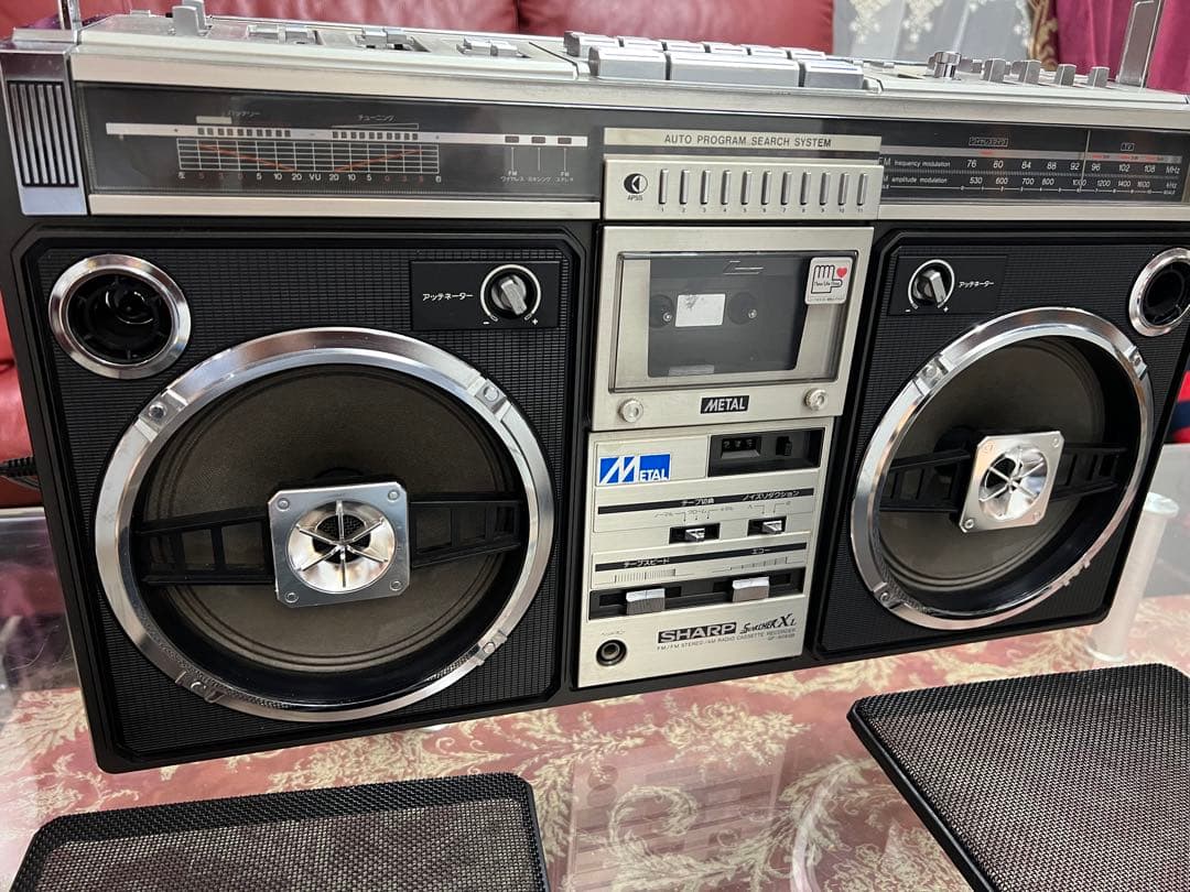 内蔵BLTに変更可能 SHARP ラジカセ GF-508SB整備済 動作品美品