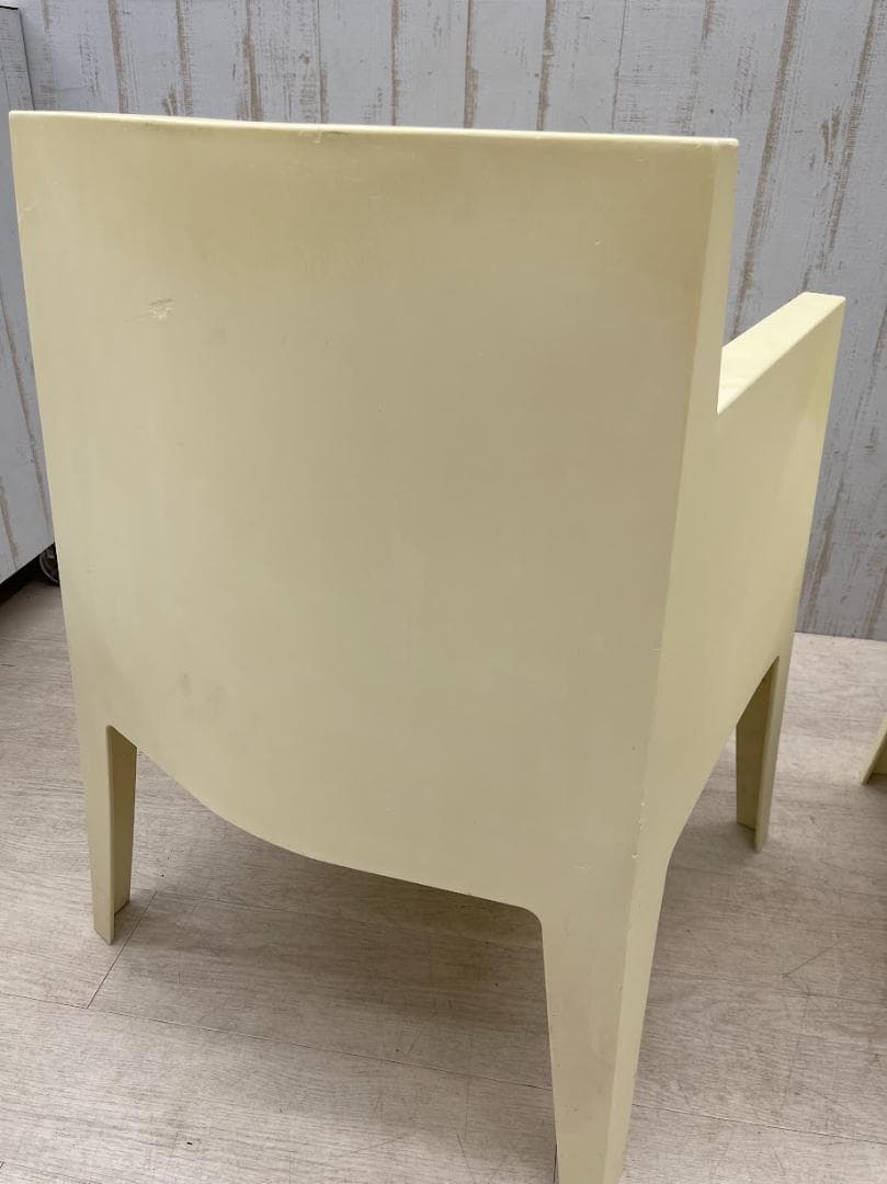 ドリアデ トイチェア アイボリー 4脚 まとめて スタッキングチェア イタリア製