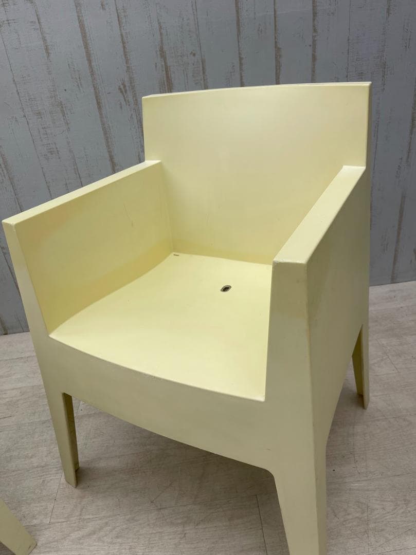 ドリアデ トイチェア アイボリー 4脚 まとめて スタッキングチェア イタリア製