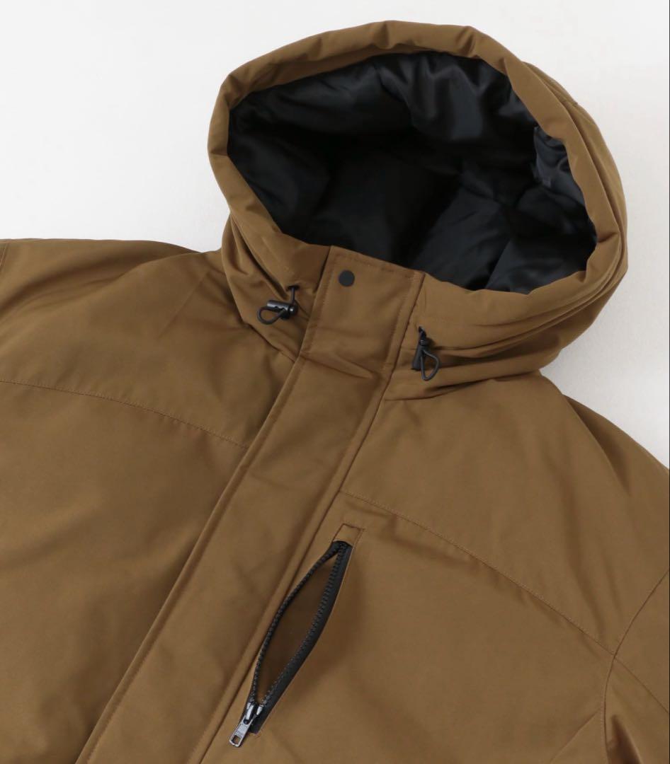 アーバンリサーチサニーレーベル　フーディーダウンジャケット　ブラウン