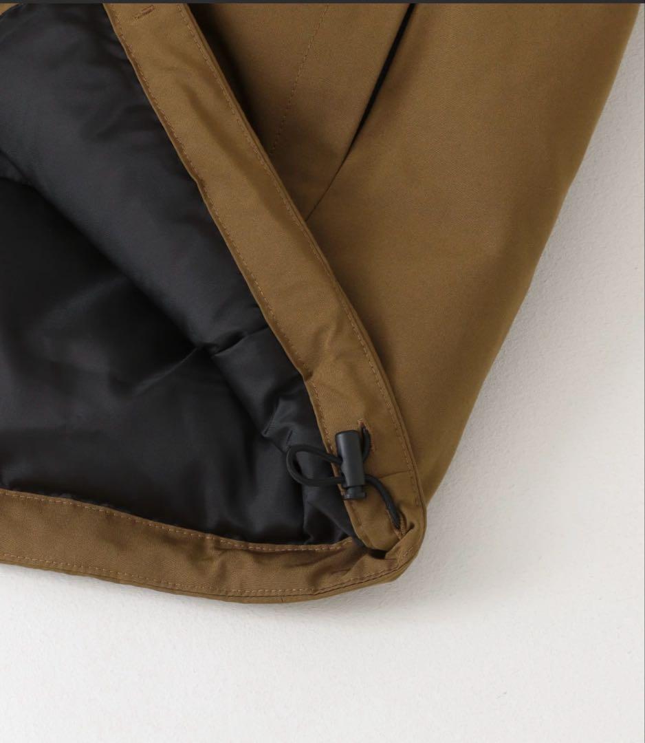 アーバンリサーチサニーレーベル　フーディーダウンジャケット　ブラウン