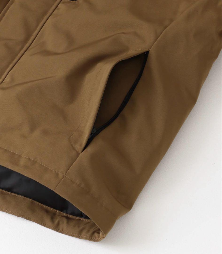 アーバンリサーチサニーレーベル　フーディーダウンジャケット　ブラウン