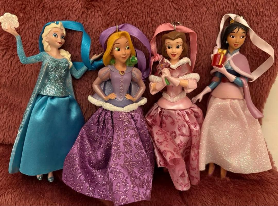 ディズニープリンセス クリスマスオーナメントセット　シューオーナメント