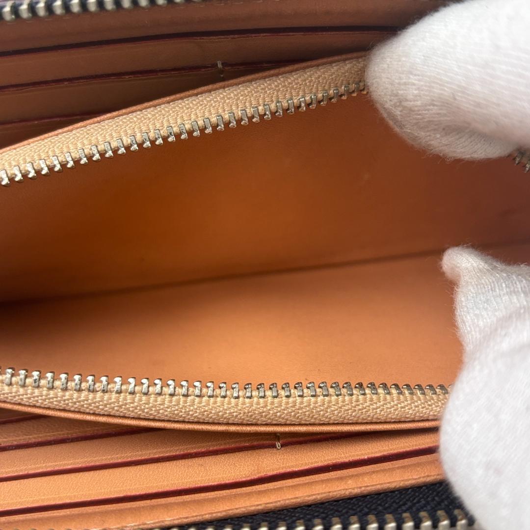 GANZO　ガンゾ　コードバン　ラウンドファスナー　長財布　濃茶