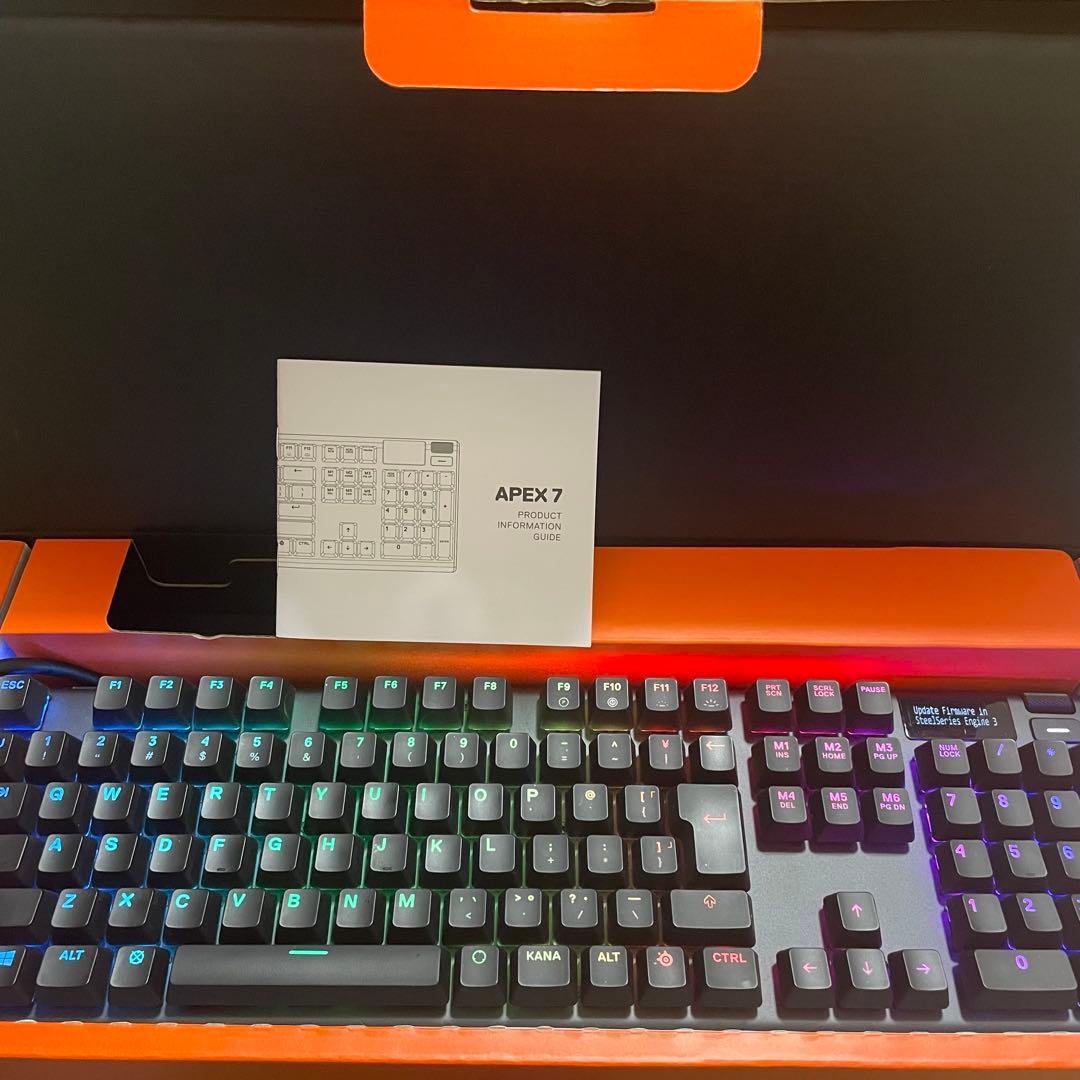APEX 7 赤軸キーボード　steel series