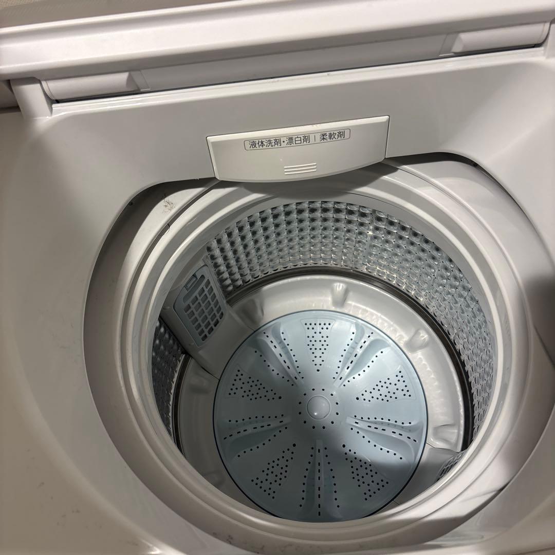 AQUA 縦型洗濯機 AQW-V7P(W) 2024年製