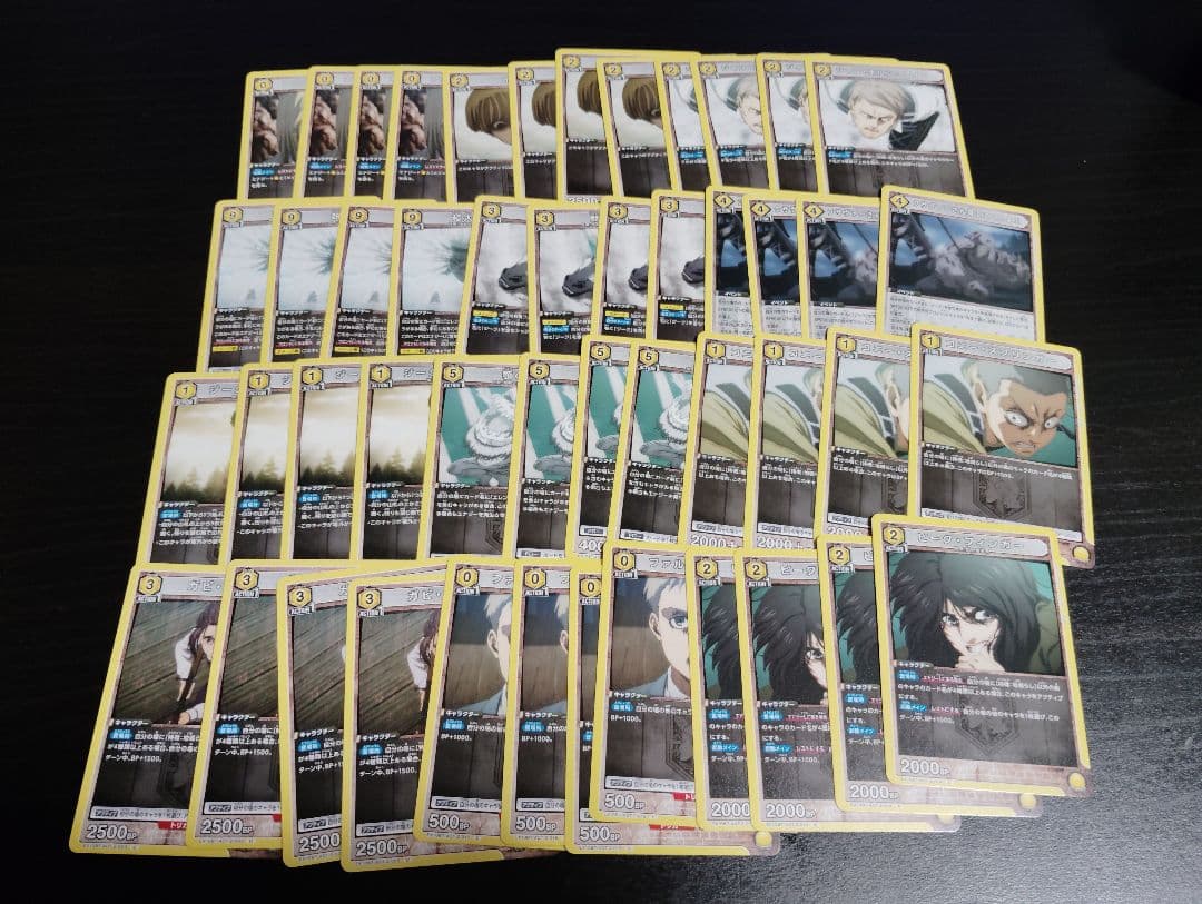 ユニオンアリーナ 進撃の巨人 vol.2 SR以下全色4コン