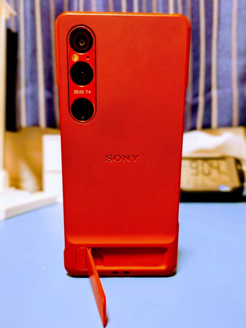 XPERIA 1 VI スカーレット ｜3年保証残あり｜純正スタンドケース付