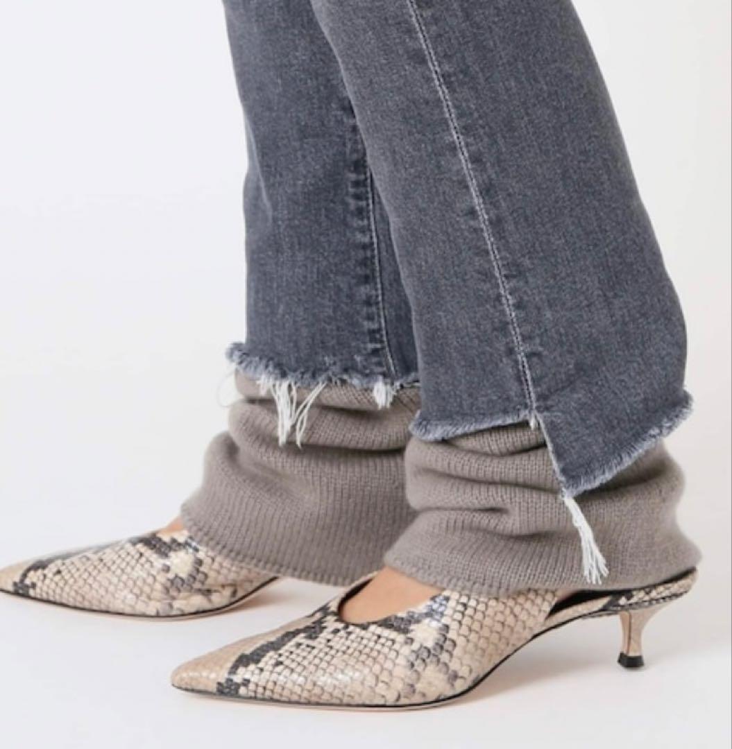 ドゥーズィエムクラス　CARIAGGI レッグウォーマー　カシミア100%