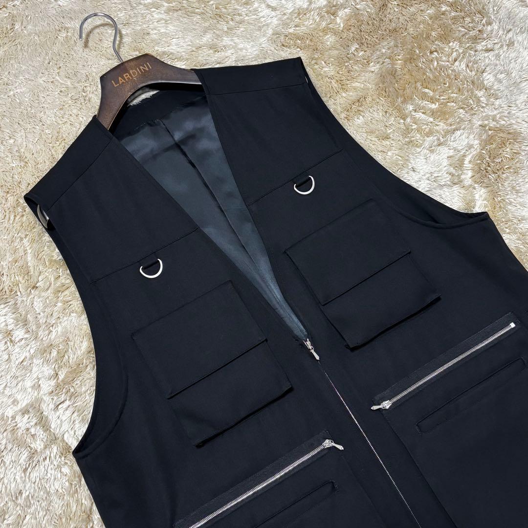 【極美品】stein OVERSIZE MULTI POCKET VEST S