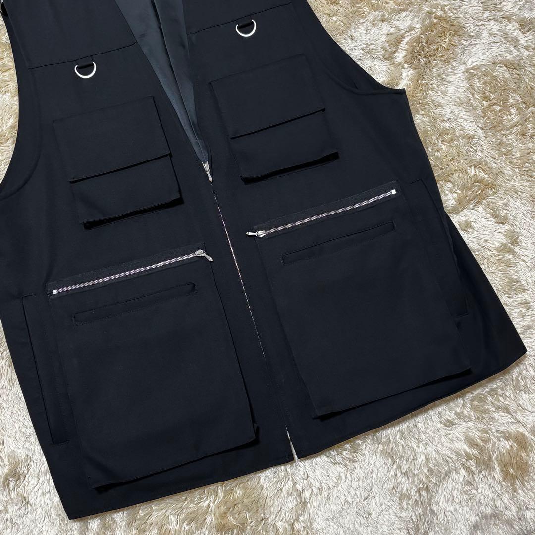 【極美品】stein OVERSIZE MULTI POCKET VEST S