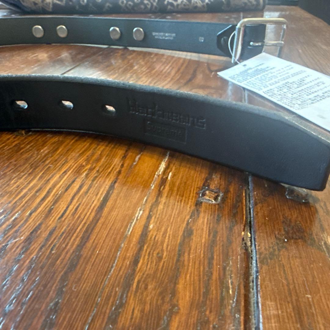 Supreme ✖️ BlackMeans ConchoLeatherBelt S