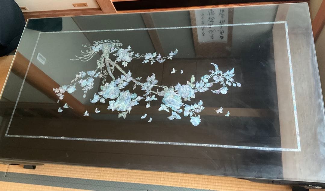 【最終値下げ】和室用 高級 漆塗 ローテーブル 座卓【送料込み】