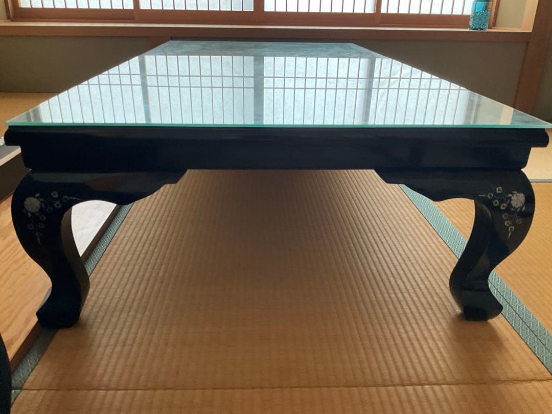 【最終値下げ】和室用 高級 漆塗 ローテーブル 座卓【送料込み】