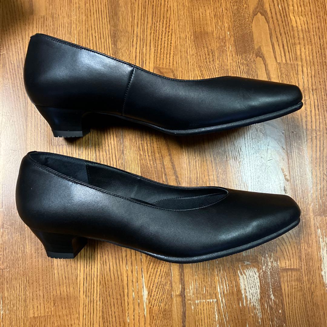 ペダラ 低ヒールパンプス 24cm EEEE