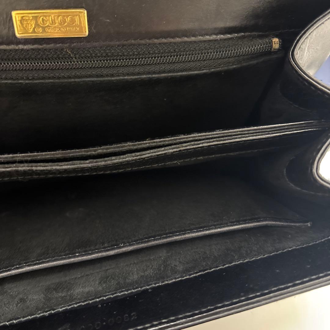 グッチ ヴィンテージ ハンドバッグ ゴールド金具