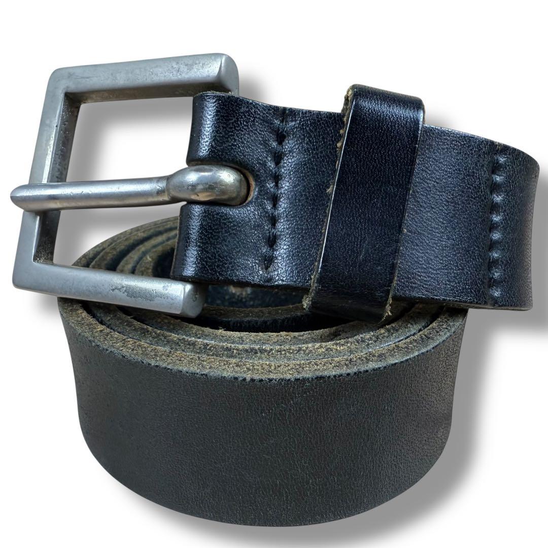 Y's for men ワイズフォーメン ヨウジヤマモト レザーベルト 本革 黒