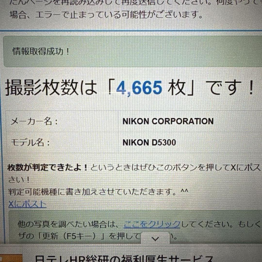 ショット数少なめ❤ Nikon D5300 カメラバッグ付 Wi-Fiスマホ転送