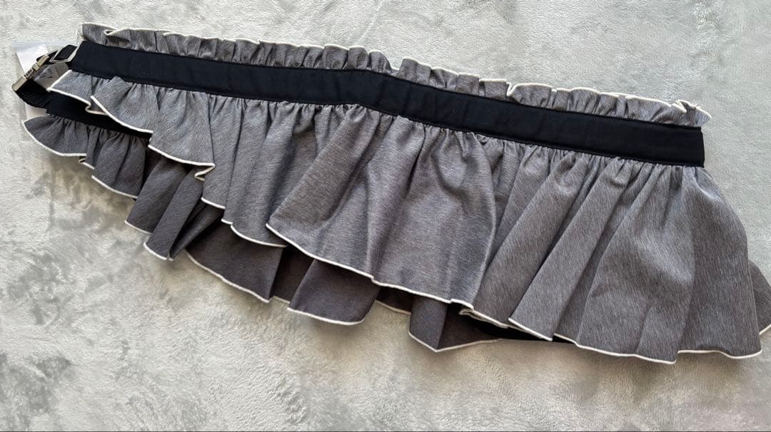 新品⚫︎ORIÉNT MILLINERY 【ドーラメロウ】フリルバッグ グレー