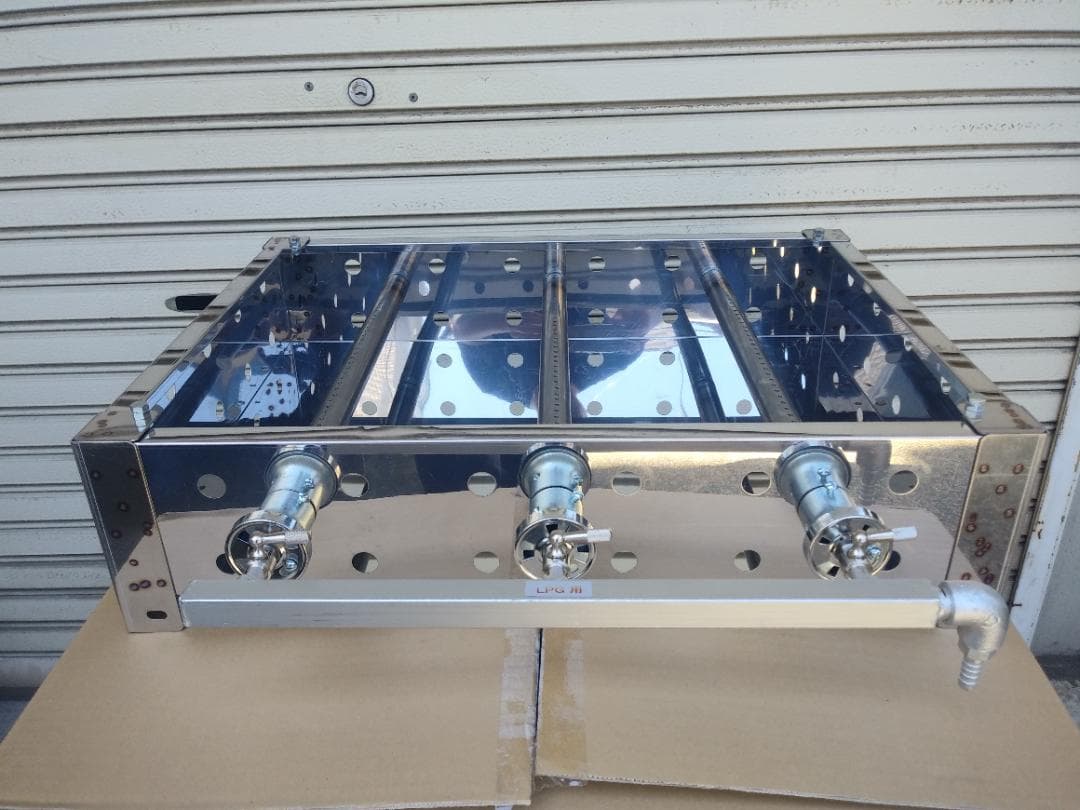 極厚　９mm鉄板　プロパンガスグリラー　お好み　焼きそば　学園文化祭り　未使用品