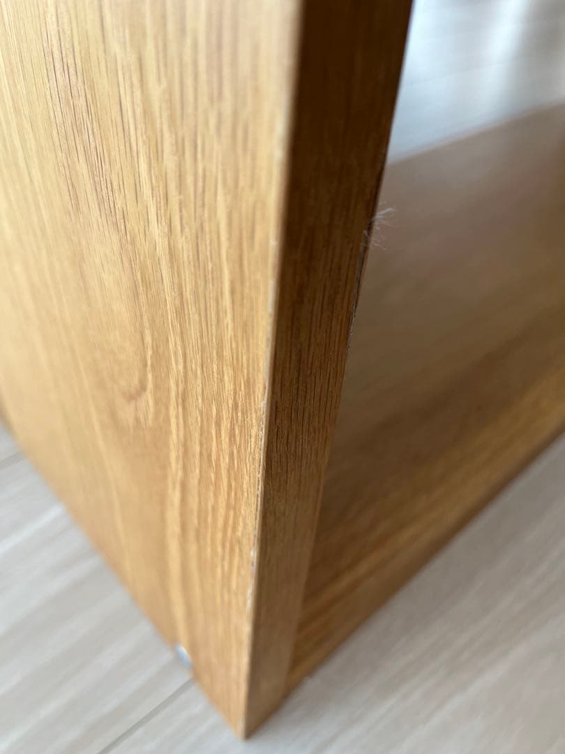 【たのメル便・完成品】無印良品 スタッキングシェルフ ワイド2段 オーク材