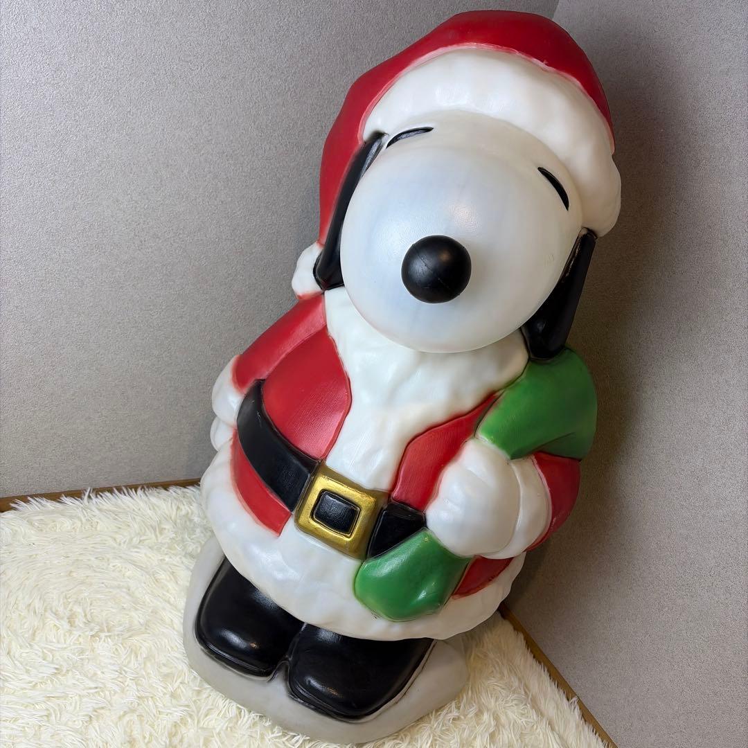 希少 スヌーピー サンタクロース イルミネーション 80cm SNOOPY