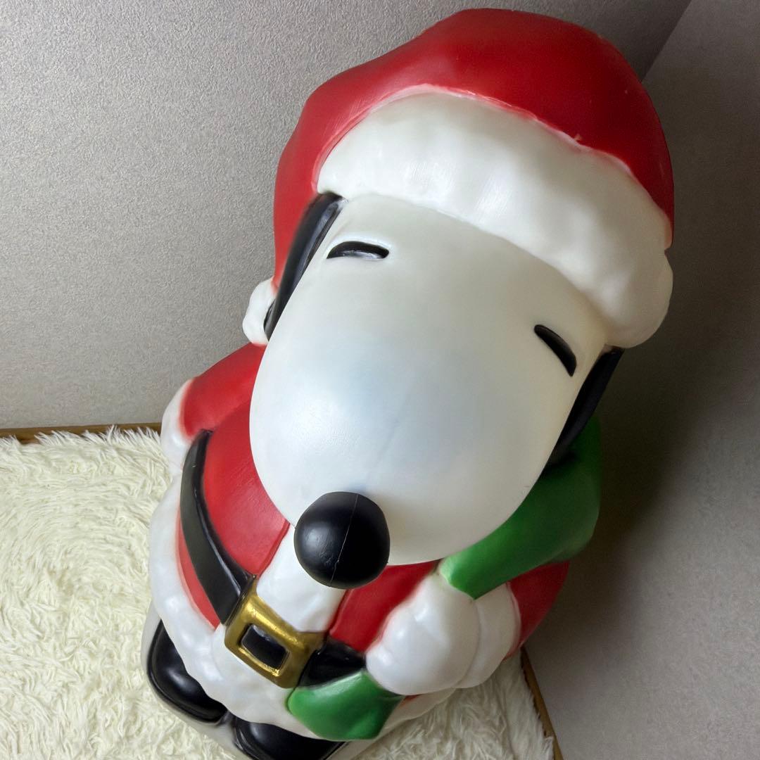 希少 スヌーピー サンタクロース イルミネーション 80cm SNOOPY