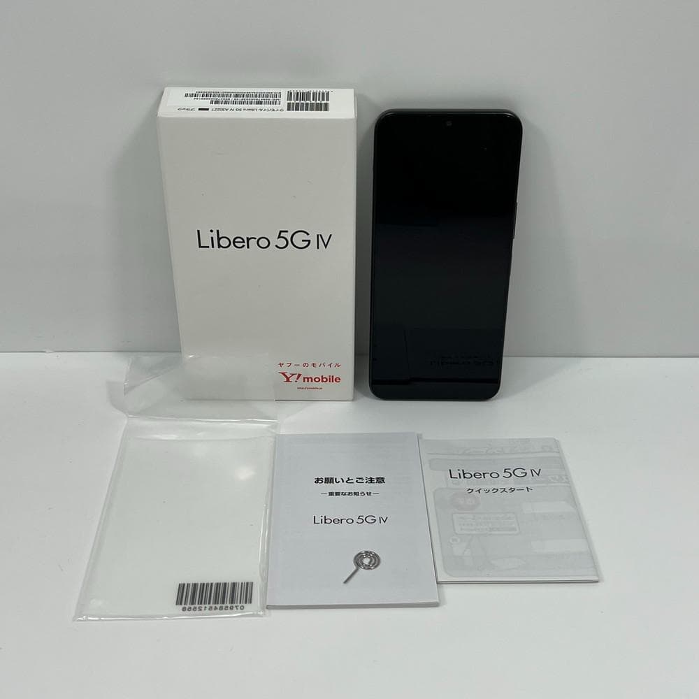 個◆Libero 5G IV A302ZT ブラック 128GB 本体01001