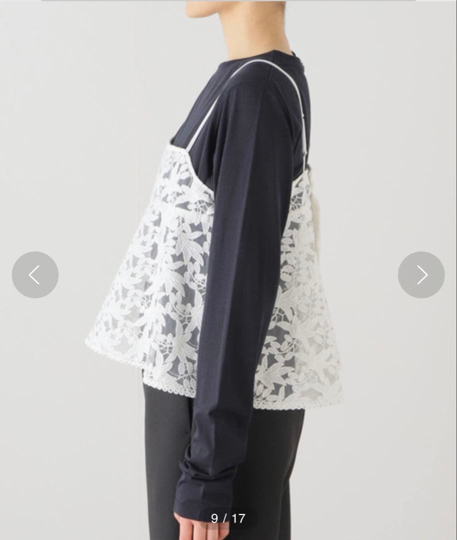 IENA レースショートキャミソール　イエナ