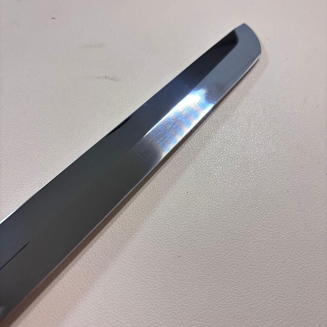 【鞘付き】270mm 先丸柳刃包丁鏡面 黒檀紫檀八角柄 刺身包丁 全鋼︔