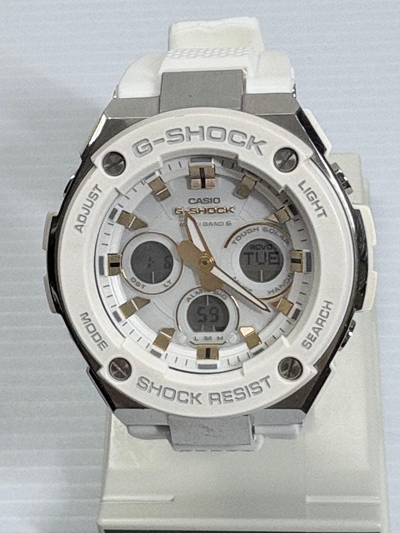 箱付・バンド新品❗️CASIO・G-STEEL・GST-W300・電波ソーラー