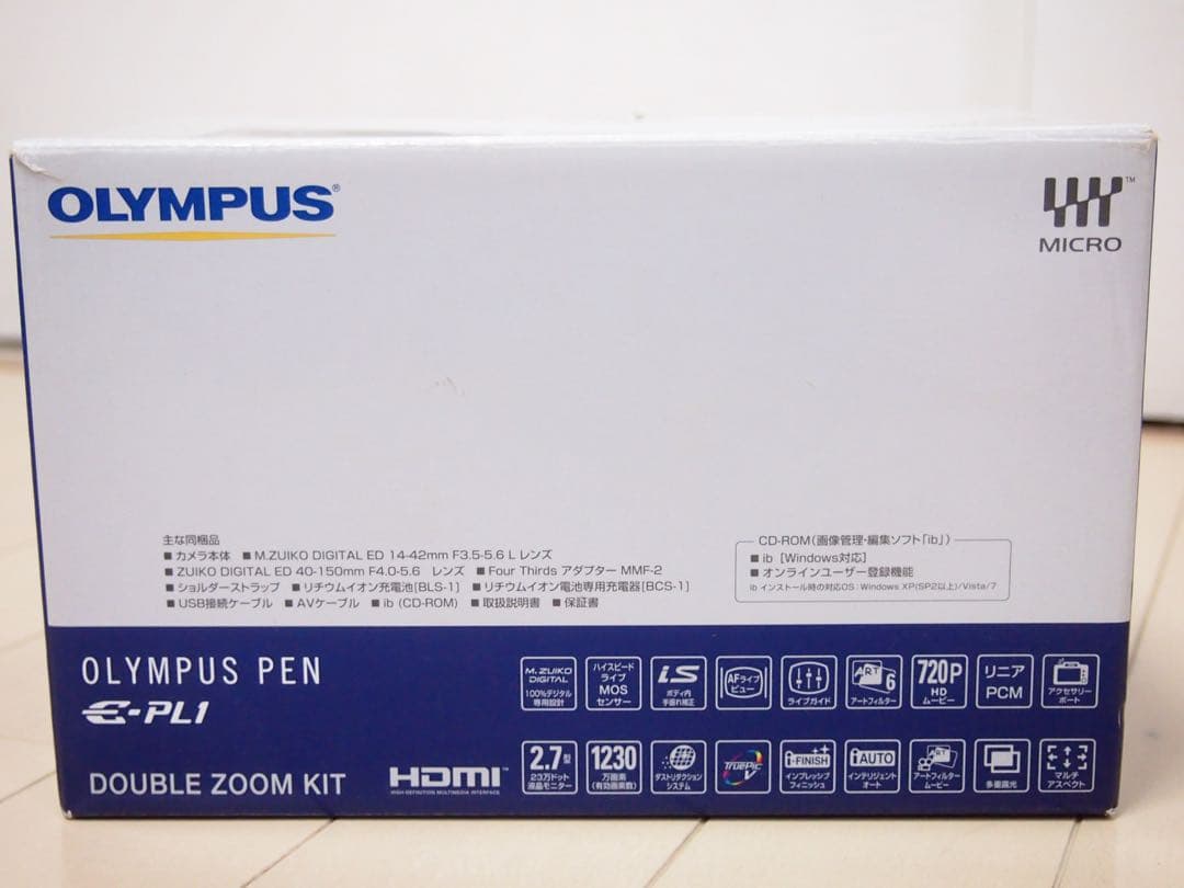 OLYMPUS PEN lite E-PL1 ミラーレス一眼デジタルカメラ