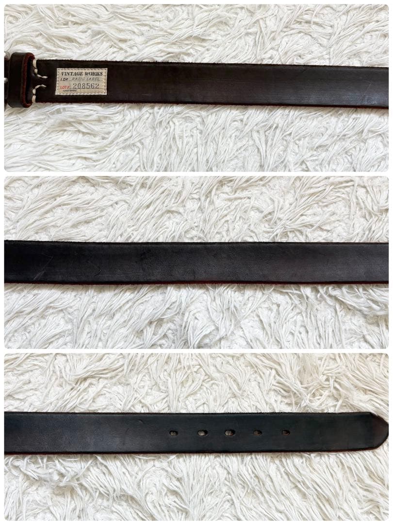 小物 Vintage Works DH5736 Leather belt 5Hole