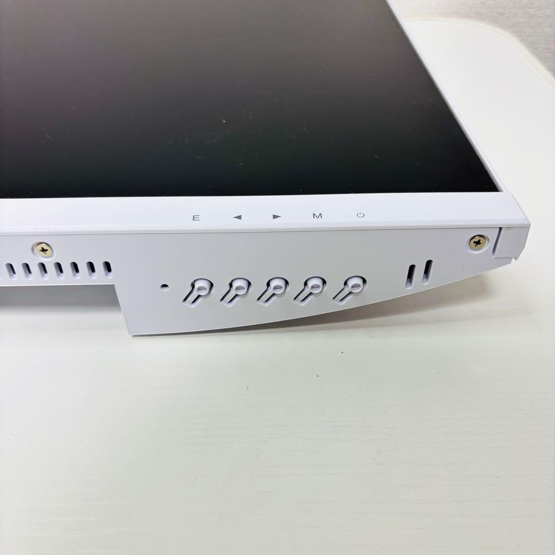 【美品】 Pixio PX259PW 白 モニター 電源コード スタンド欠品