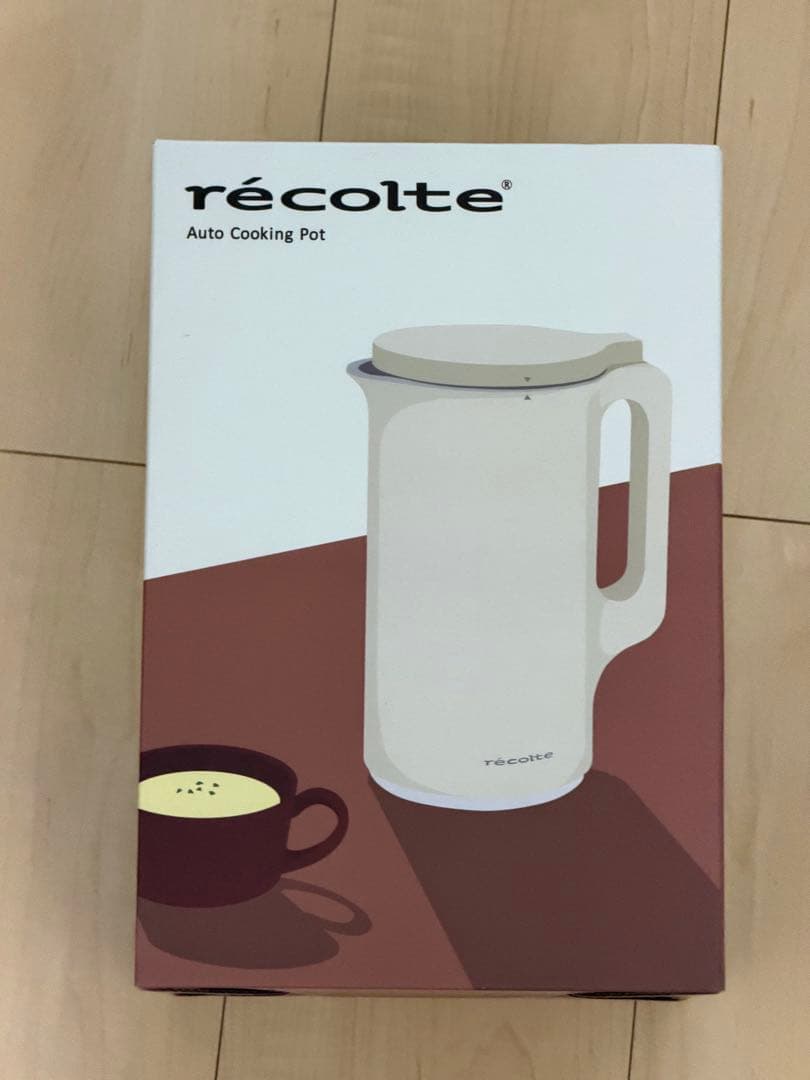 【最安値:新品未開封】レコルト 自動調理ポット　クリームホワイト