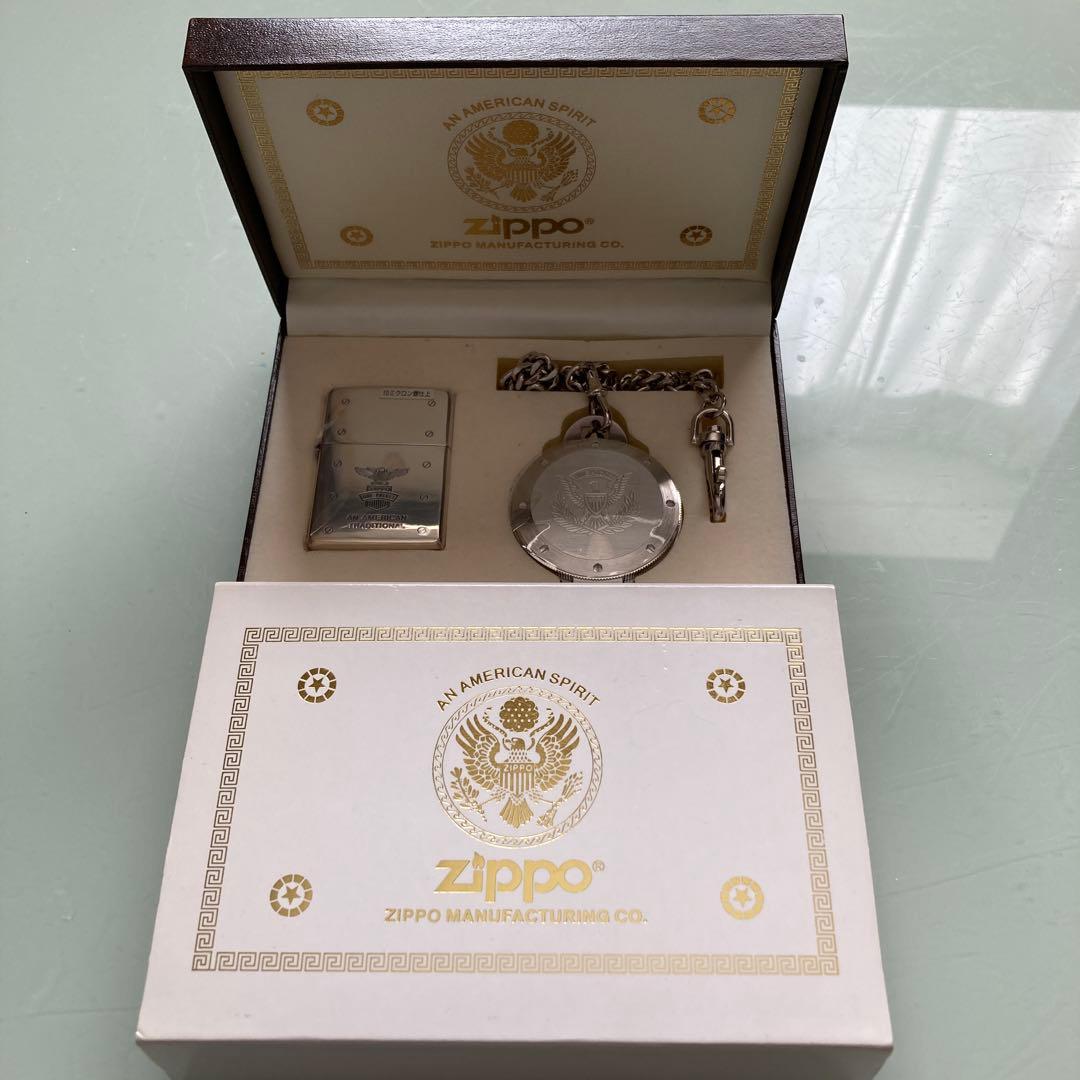 ZIPPO アメリカンスピリット　ライターと懐中時計　未使用