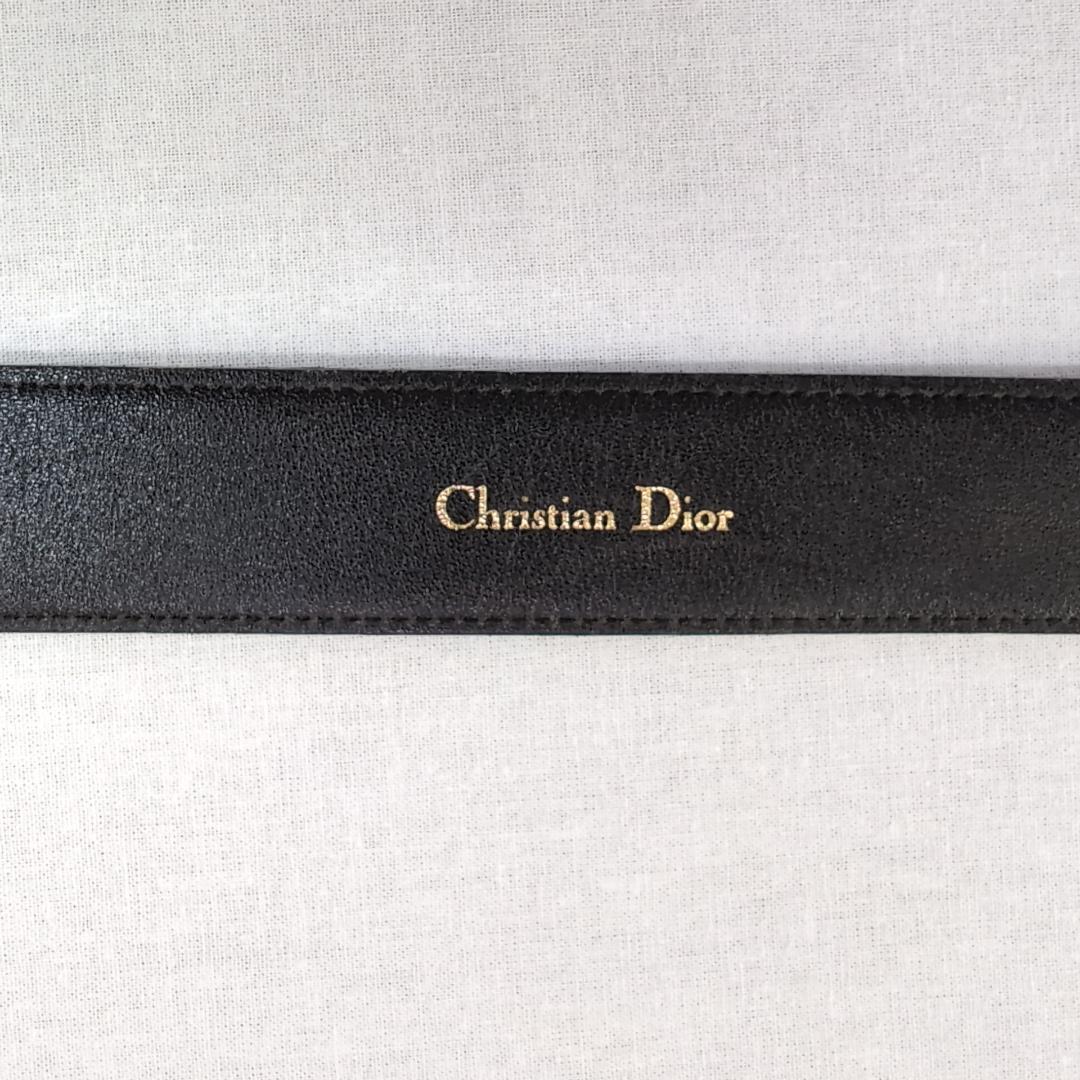 Christian Dior バーガンディ スエード 65cm 幅3cm d52