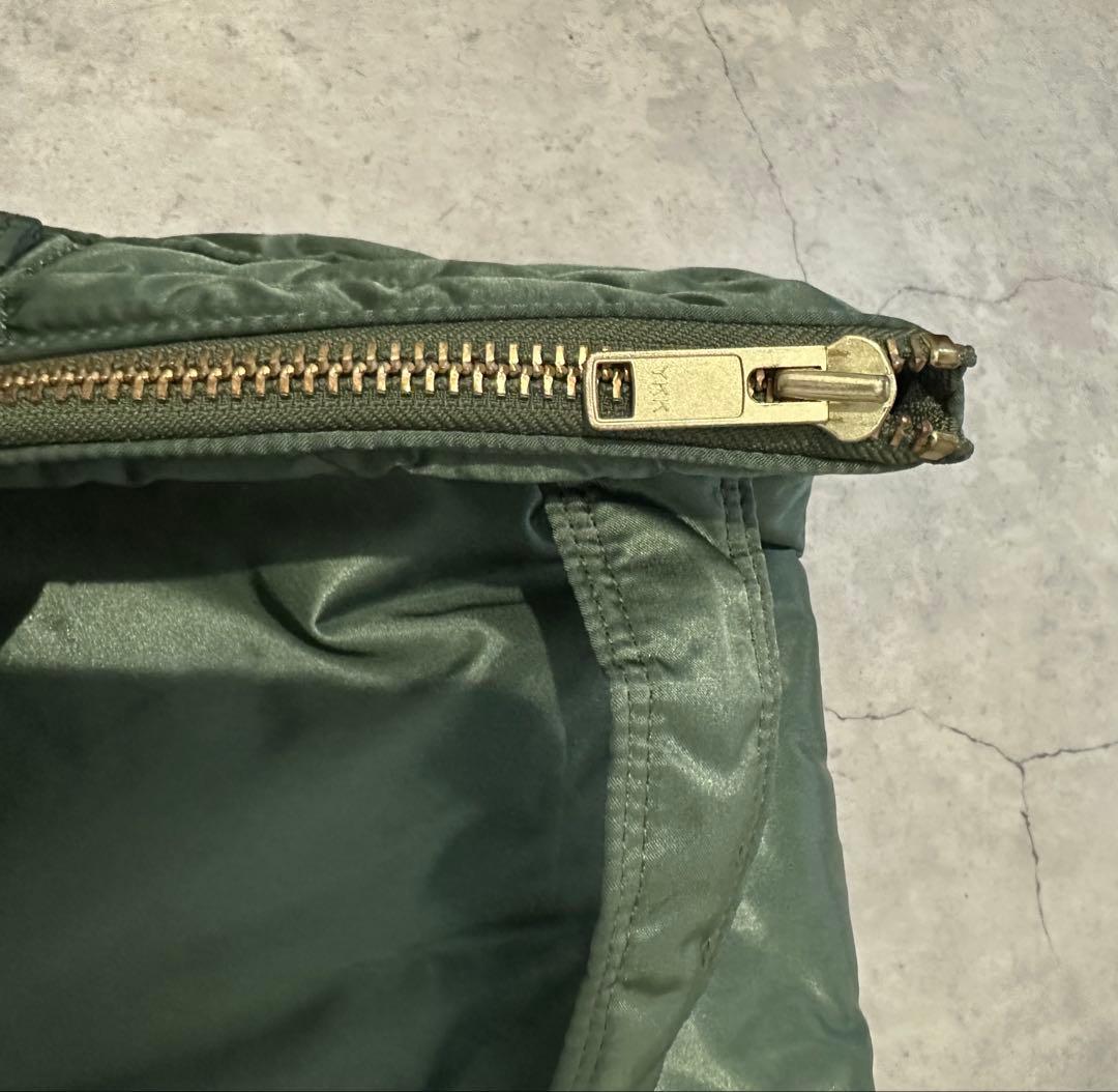 【超美品】ポーター タンカー 旧ヘルメットバッグ セージグリーン 2way