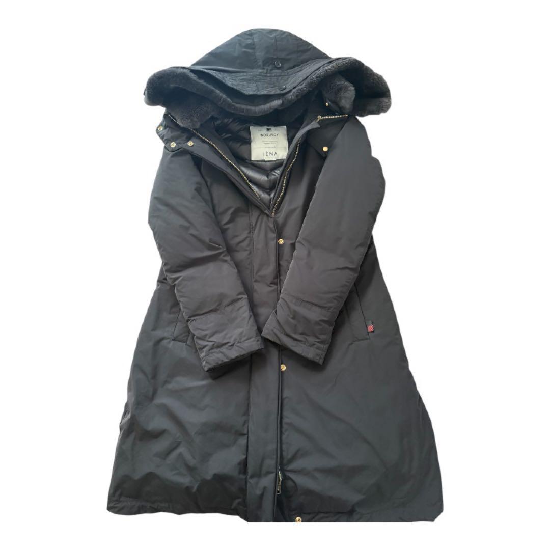 イエナ別注◾️WOOLRICH BOW BRIDGE ダウンジャケット ブラック