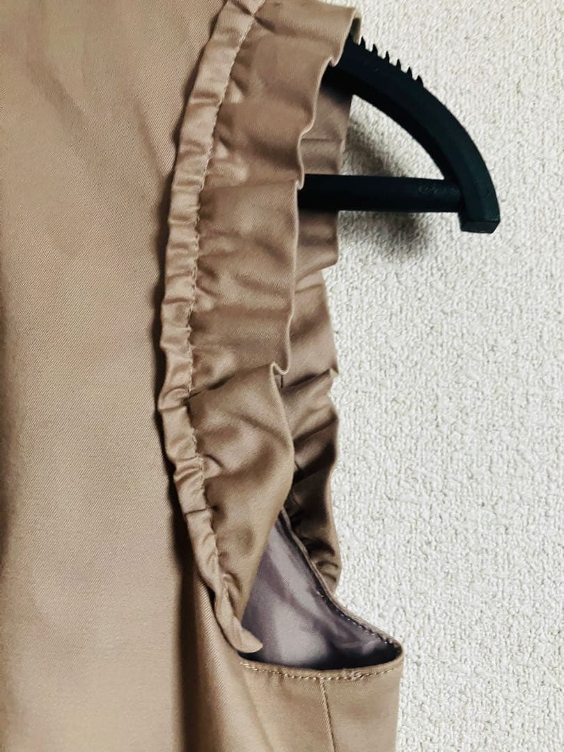 激レア　BURBERRY ブルーレーベル　フリルノースリーブ シャツワンピース