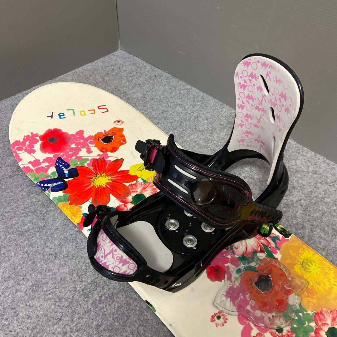 ★スノーボードセット★板ScoLar 145cm+バインディング